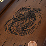 Нарды деревянные "Дракон" 60х30 см, фотография 6. Интернет-магазин ЛАВКА ПОДАРКОВ