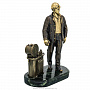 Бронзовая статуэтка "Электромонтажник", фотография 3. Интернет-магазин ЛАВКА ПОДАРКОВ