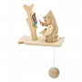 Богородская деревянная игрушка "Медведь художник", фотография 1. Интернет-магазин ЛАВКА ПОДАРКОВ