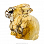 Скульптура из натурального камня "Кролик". Ангидрид, фотография 3. Интернет-магазин ЛАВКА ПОДАРКОВ