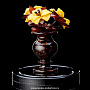 «Лилии в вазе» с янтарём, фотография 3. Интернет-магазин ЛАВКА ПОДАРКОВ