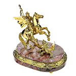 0037323/П СТАТУЭТКА "Г.ПОБЕДОНОСЕЦ" креноид, бронза 155*110*165мм 1850гр. 117879