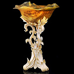  Бивень мамонта Наст.украшение "ЧАША" H=20,7  Авт.В.Мокеева (чаша-рог быка)