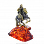 Статуэтка с янтарем "Петр I" (коньячный), фотография 4. Интернет-магазин ЛАВКА ПОДАРКОВ