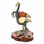 Статуэтка с янтарем "Птицы Фламинго", фотография 3. Интернет-магазин ЛАВКА ПОДАРКОВ