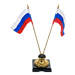 0046108 Златоуст Флагшток двойной, позолота, долерит