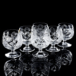 0041003/22384-5290 Набор бокалов д.бренди, 300 г, 1000/1-  метелица 