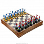 Шахматы деревянные "Футбол" (фигуры - керамика), фотография 1. Интернет-магазин ЛАВКА ПОДАРКОВ