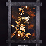 0023019 Янтарь ПАННО настенное "ВОРОБЕЙ" (00609)