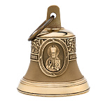 Колокольчик бронзовый "Николай Чудотворец"