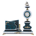 0040666 Златоуст ВИЗИТНИЦА "Георгий Победоносец" ШАР мрамор