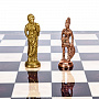Подарочные шахматы с латунными фигурами "Римляне" 48х48 см, фотография 8. Интернет-магазин ЛАВКА ПОДАРКОВ