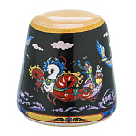 0070032/2,5*3см Керамика НАПЕРСТОК "ПРОМЫСЛЫ РОССИИ" тройка