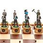 Шахматы деревянные "Репортеры" 43х43 см, фотография 5. Интернет-магазин ЛАВКА ПОДАРКОВ