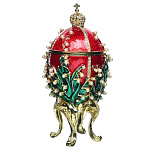 Традиции ФАБЕРЖЕ Сувенир ЯЙЦО Пасхальное муз."ЛАНДЫШ" Е0309М-07