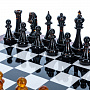 Шахматы с янтарными фигурами "Кенигсберг" 40х40 см, фотография 1. Интернет-магазин ЛАВКА ПОДАРКОВ