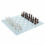 Шахматы стеклянные с каменными фигурами 47х47 см, фотография 12. Интернет-магазин ЛАВКА ПОДАРКОВ