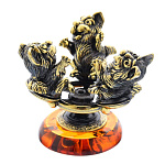 0045839/1576 Сувенир Коты на карусели Сувенир (коньячный)