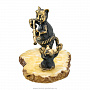 Статуэтка с янтарем "Кот стреляет в мышку", фотография 5. Интернет-магазин ЛАВКА ПОДАРКОВ