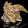 Скульптура из натурального камня "Сова с совенком". Ангидрит, фотография 5. Интернет-магазин ЛАВКА ПОДАРКОВ