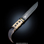 Нож сувенирный с рукоятью из кости "Кабинетный", фотография 3. Интернет-магазин ЛАВКА ПОДАРКОВ