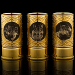 Набор стопок-гильз "Волк". Златоуст