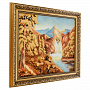 Картина янтарная "Водопад в горах" 30х40 см, фотография 2. Интернет-магазин ЛАВКА ПОДАРКОВ