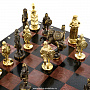 Шахматы каменные с бронзовыми фигурами "Русские богатыри", фотография 9. Интернет-магазин ЛАВКА ПОДАРКОВ