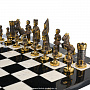 Шахматы из натурального камня "Камелот", фотография 2. Интернет-магазин ЛАВКА ПОДАРКОВ