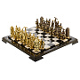 Шахматы из камня с бронзовыми фигурами "Нефтяники" 38х38 см, фотография 15. Интернет-магазин ЛАВКА ПОДАРКОВ