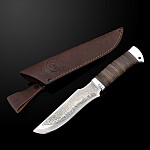 0016825 Златоуст Оружие сувенирное "САФАРИ" НОЖ НС 24 с алюминием 