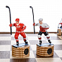 Шахматы деревянные с металлическими фигурами "Хоккей. СССР-Канада", фотография 6. Интернет-магазин ЛАВКА ПОДАРКОВ
