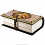 Шахматный ларец с инкрустацией из янтаря "Книга с гербом", фотография 8. Интернет-магазин ЛАВКА ПОДАРКОВ