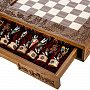 Шахматы деревянные с металлическими фигурами "Бородино" 47х47 см, фотография 12. Интернет-магазин ЛАВКА ПОДАРКОВ