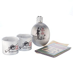 0028015 НАБОР "Страт.запас":фляга.+2 круж+книга "МИНИСТЕРСТВО ПРИРОДНЫХ РЕСУРСОВ РФ"38*28см  в ПУ 