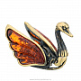 Статуэтка с янтарем "Лебедь ажурный", фотография 5. Интернет-магазин ЛАВКА ПОДАРКОВ