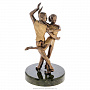Бронзовая статуэтка "Танцующая пара", фотография 1. Интернет-магазин ЛАВКА ПОДАРКОВ