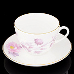 0052329/81.26459.00.1 ЛФЗ ЧАШКА+БЛЮДЦЕ Весенняя 2"Нежный пион"сиреневый КН1