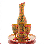 0021119 Хохлома Набор д/шампанского "Полночь" 4 пр. (зол/хохл) 64970000004