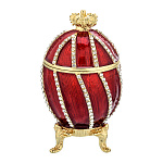 200042 Традиции ФАБЕРЖЕ Сувенир ЯЙЦО "ВИТОЕ"  Е07-2-05