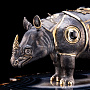 Скульптура "Носорог" (серебро 925*), фотография 5. Интернет-магазин ЛАВКА ПОДАРКОВ