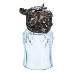 0059993-Т Сувенир СТОПКА-ПЕРЕВЕРТЫШ "ТИГР" (стекло, металл)