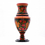Деревянная ваза с хохломской росписью "Клубника", фотография 1. Интернет-магазин ЛАВКА ПОДАРКОВ
