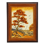 0065118/20*26см  Картина (янтарная крошка)  "ПЕЙЗАЖ" № 34