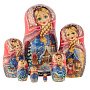 Матрешка "Серебряное копытце" 7 мест, фотография 4. Интернет-магазин ЛАВКА ПОДАРКОВ