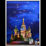 Картина "Покровский собор" Swarovski