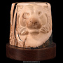 Скульптура из бивня мамонта "Пантера", фотография 1. Интернет-магазин ЛАВКА ПОДАРКОВ