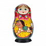 0021808-5м-10 Матрешка "Матрена "  (без лака), фотография 9. Интернет-магазин ЛАВКА ПОДАРКОВ