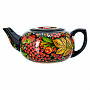 Чайник заварочный 0,5 л "Ягоды". Хохлома, фотография 2. Интернет-магазин ЛАВКА ПОДАРКОВ