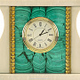 Часы каминные из малахита "Георгий Победоносец", фотография 3. Интернет-магазин ЛАВКА ПОДАРКОВ